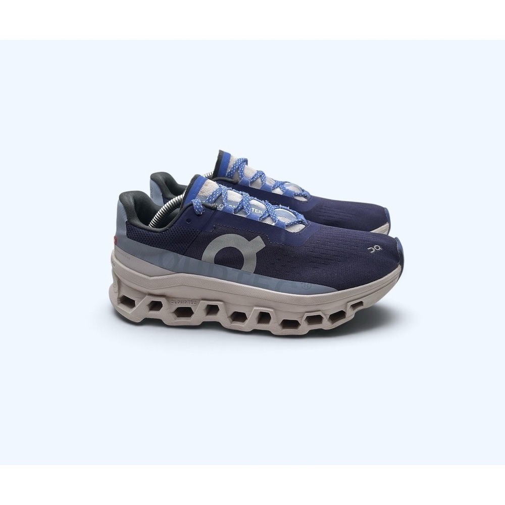On Cloudmonster Acai/Lavender Blue Road Running Shoes Sneakers Women's Sz 7